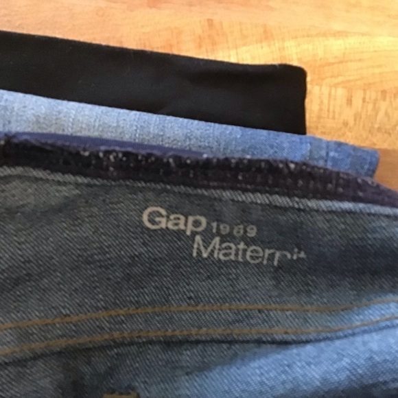 Gap maternity true waistband full panel jeans long and lean size 4-6 - Picture 4 of 7